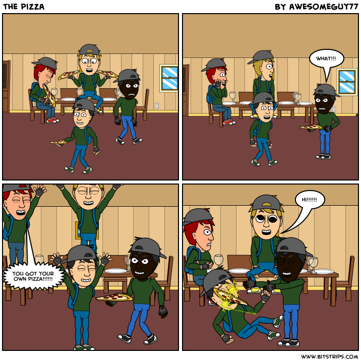 the pizza