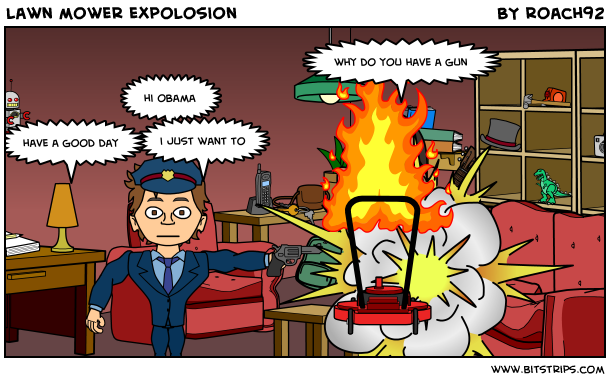 lawn mower expolosion