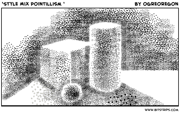 'Style Mix Pointillism '