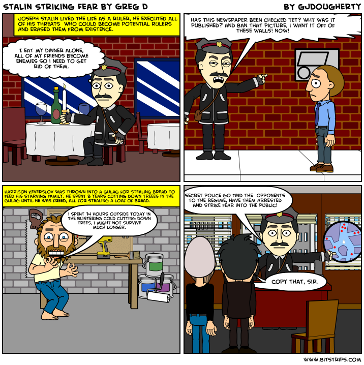 Stalin Striking Fear by Greg D