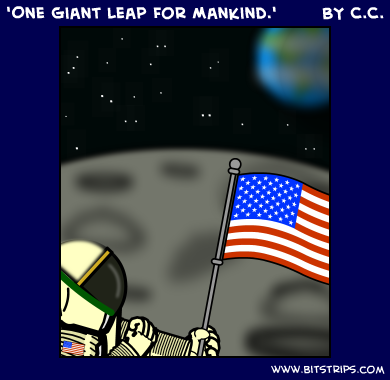 'One Giant Leap For Mankind.'