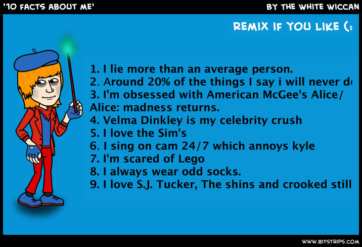'10 facts about me'