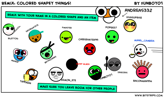 Remix: Colored Shapey Things!