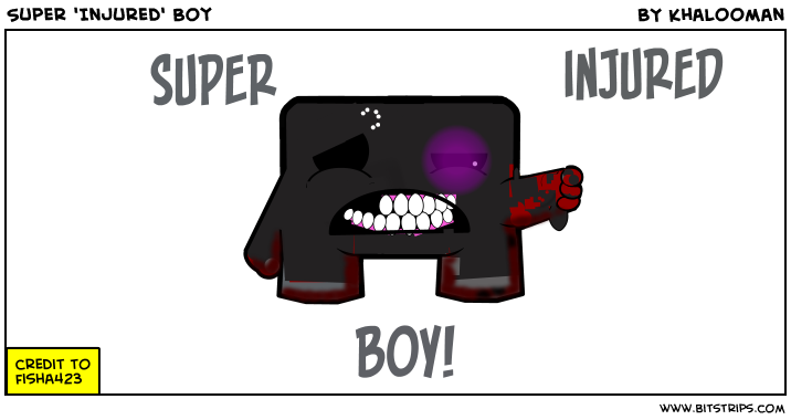 Super 'Injured' Boy