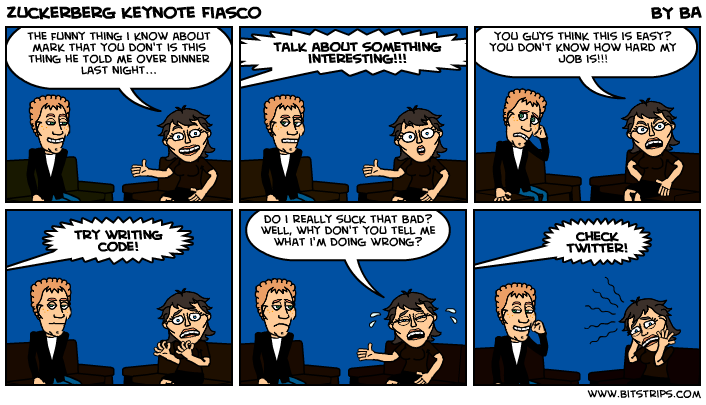 Zuckerberg Keynote Fiasco