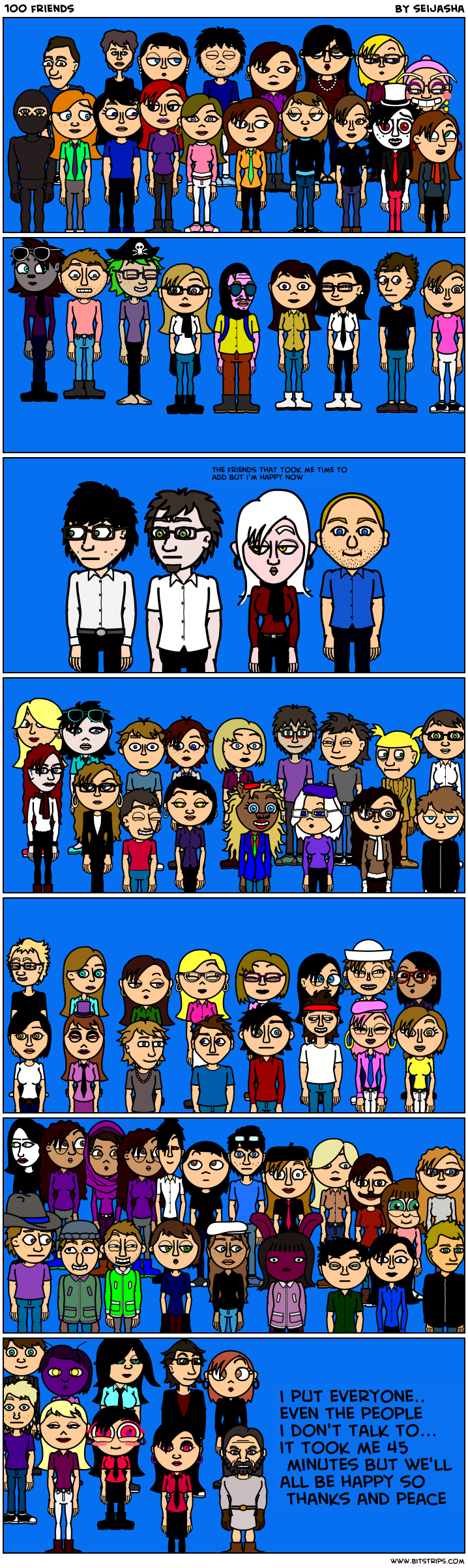100 friends