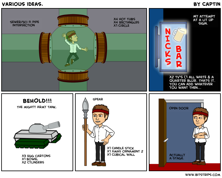 Various ideas.