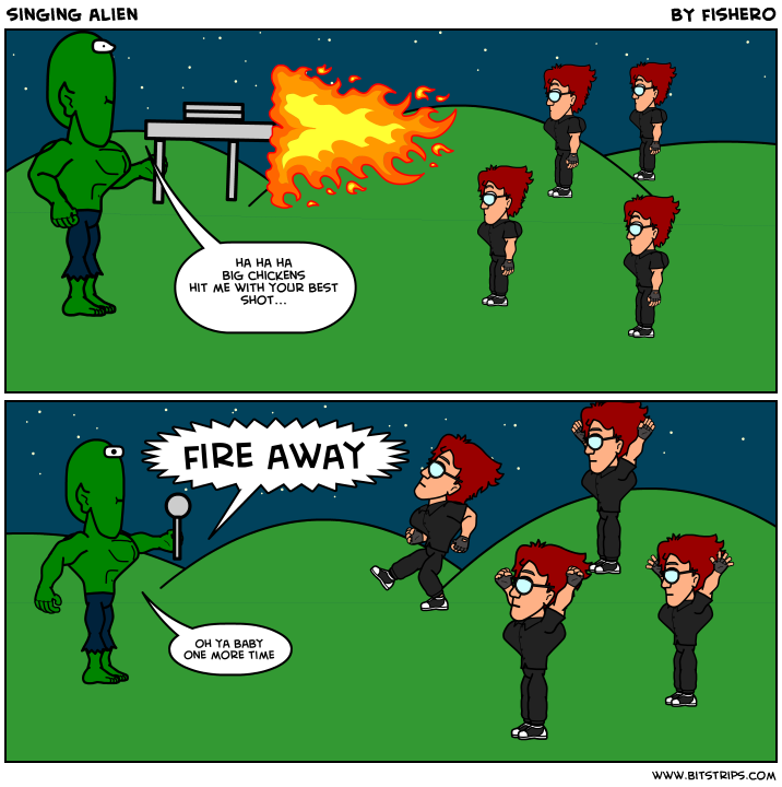 singing alien