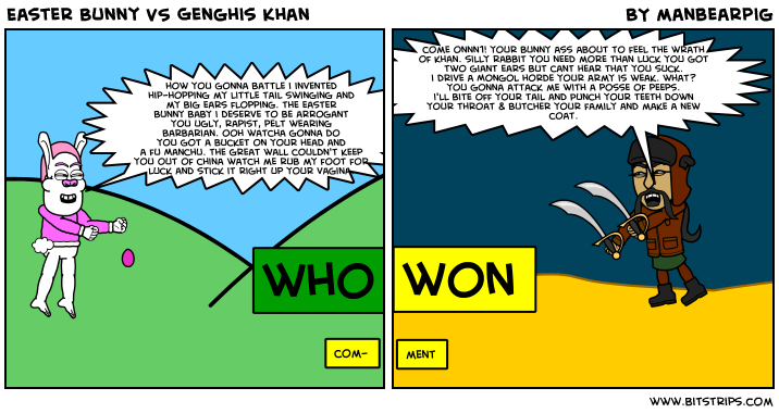 Genghis Khan Vs Easter Bunny