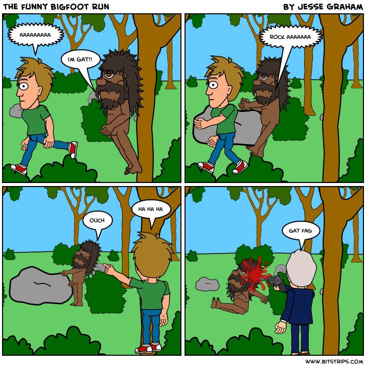 the funny bigfoot run
