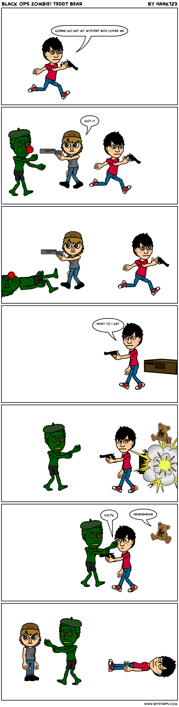 black ops zombie! teddy bear