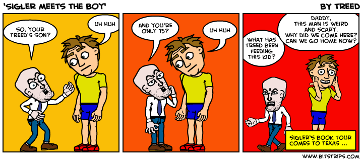 'Sigler meets the boy'