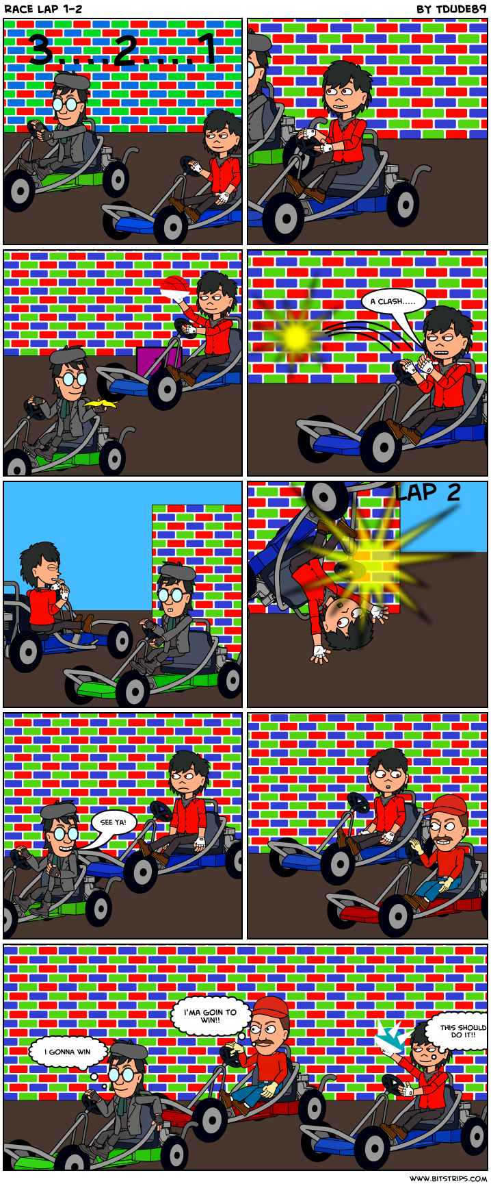race lap 1-2
