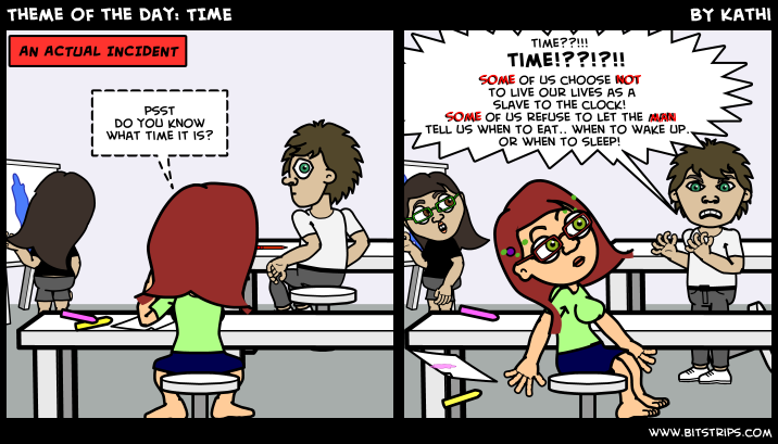 Theme of the day: TIME