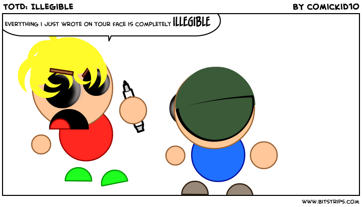 TotD: Illegible