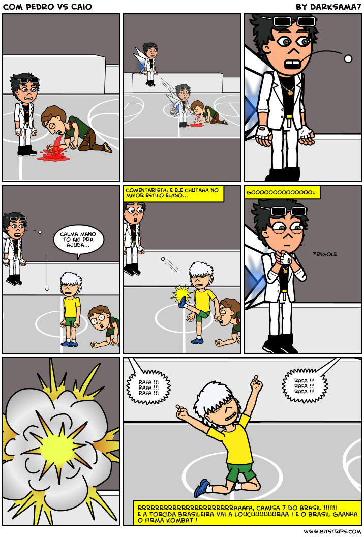 com Pedro vs Caio