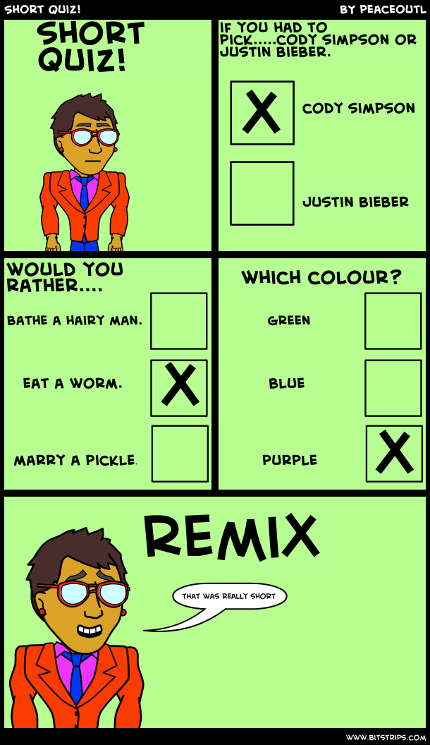 Short Quiz!