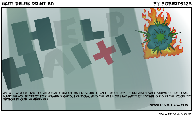 Haiti Relief Print Ad