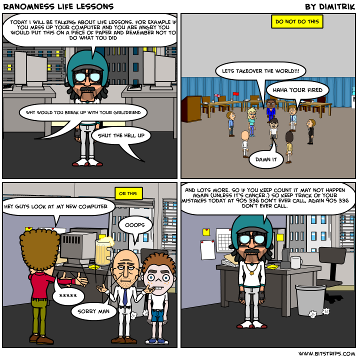 Ranomness Life Lessons