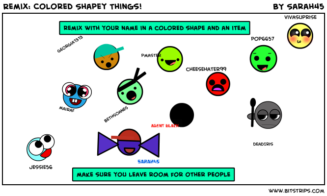 Remix: Colored Shapey Things!