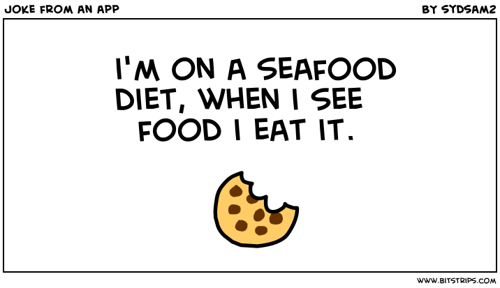 Diet breakfast, healthy bacon cooking, seafood diet joke, quick and