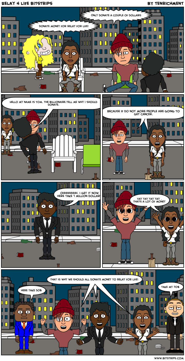 Relay 4 life bitstrips
