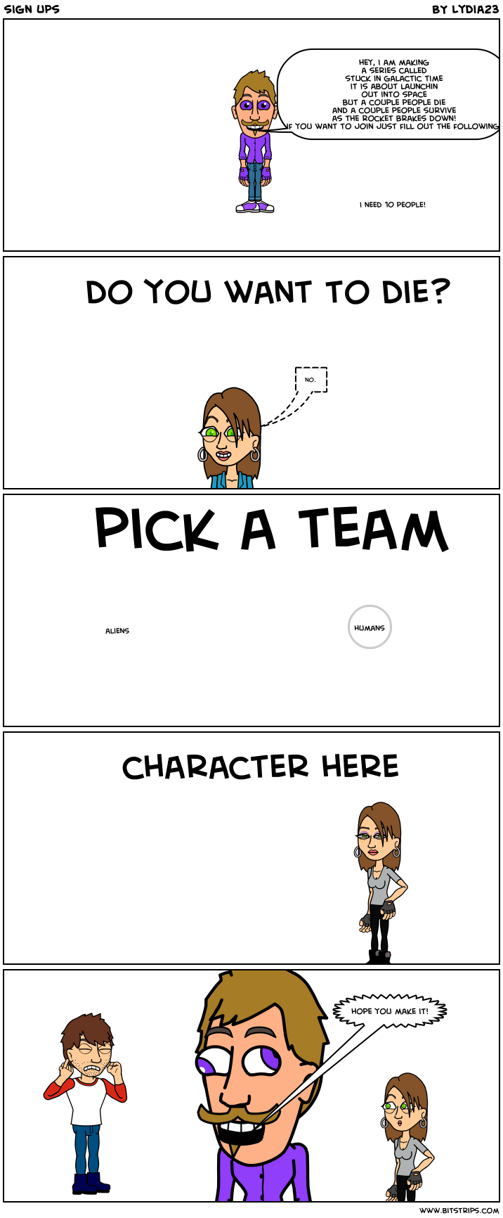 sign ups