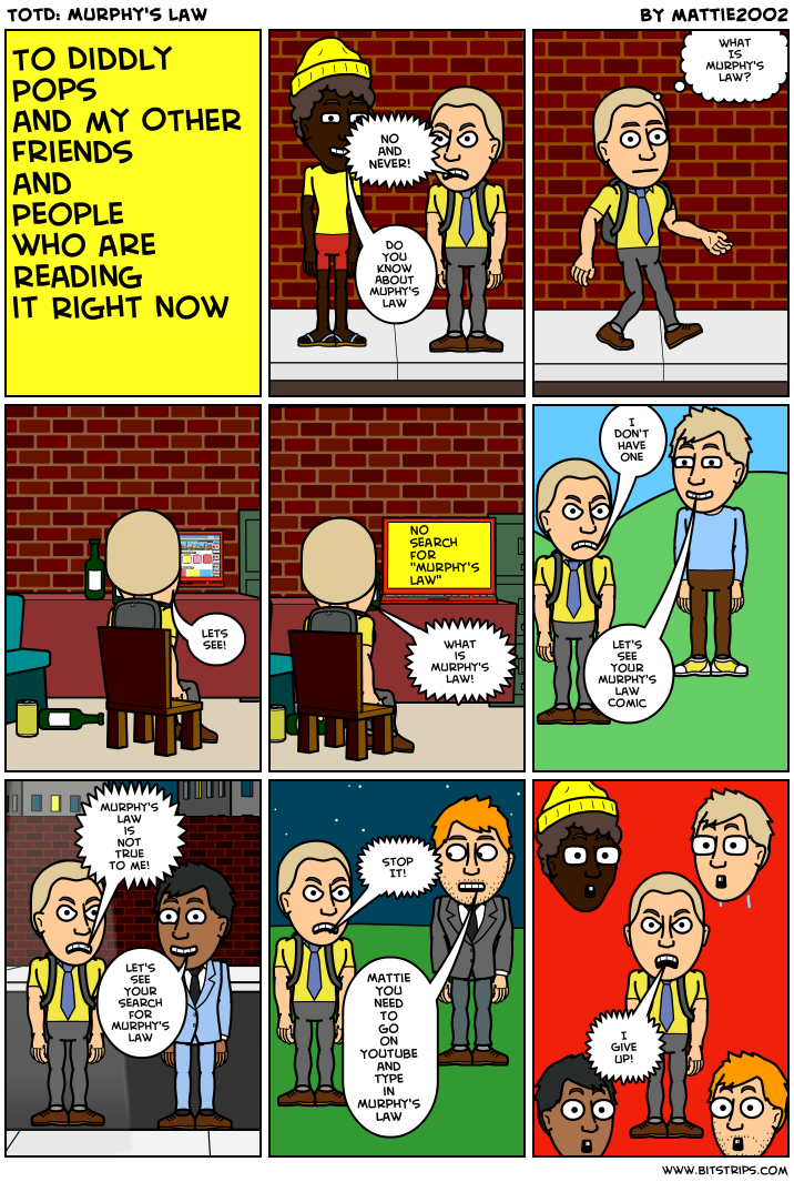 TotD: Murphy\'s Law 
