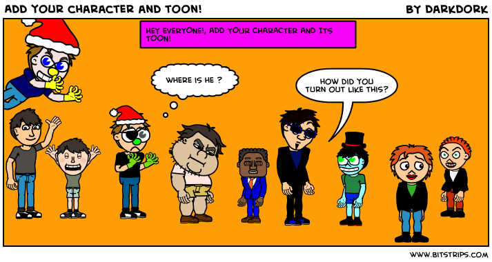 Add your character and toon!