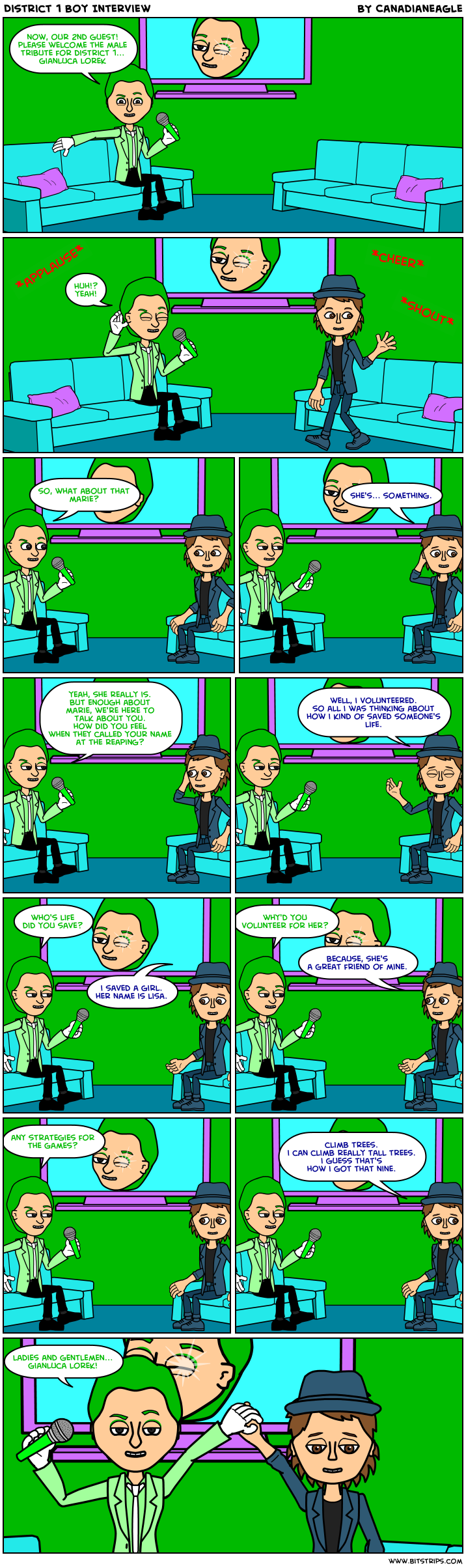 District 1 Boy Interview