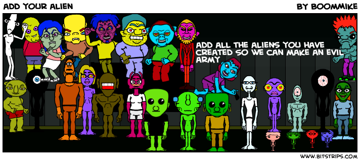 add your alien