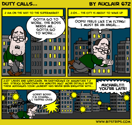 Duty calls...