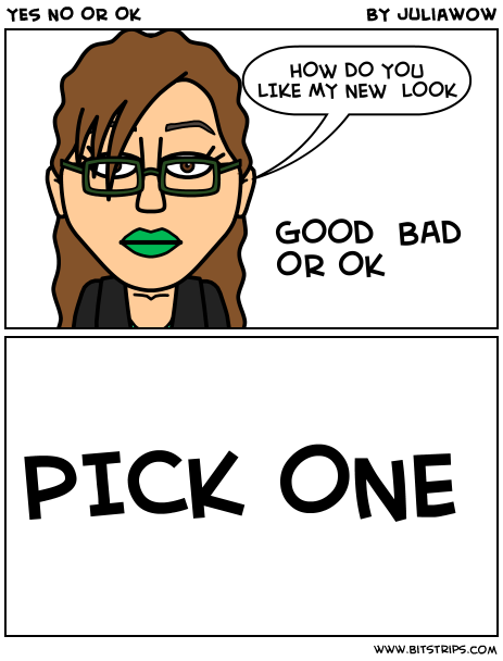 YES NO OR OK