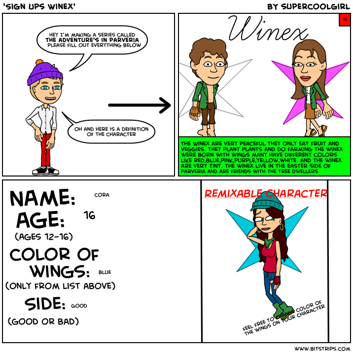 'Sign Ups Winex'