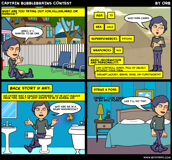 CAPTAIN BUBBLEBRAINS CONTEST