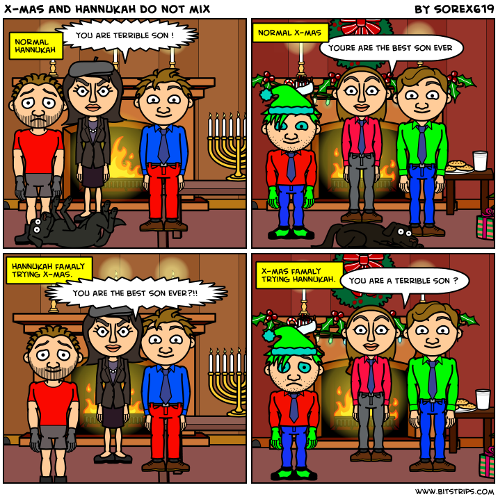 X-mas and hannukah do not mix