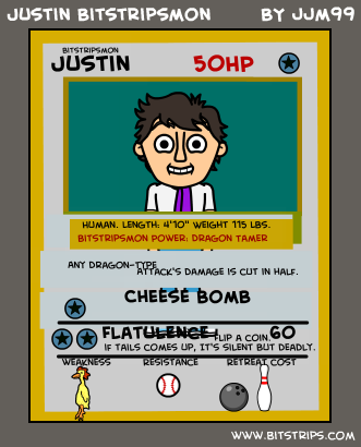 Justin Bitstripsmon