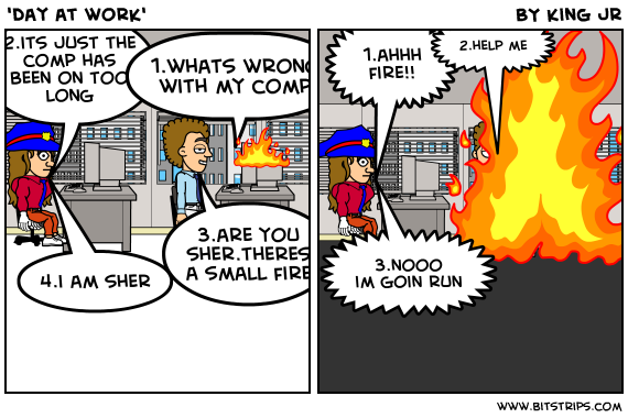 'day at work'