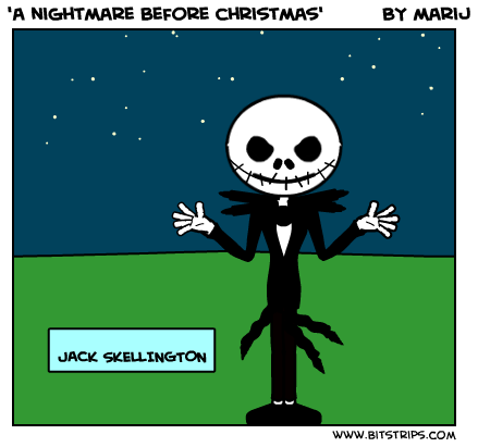 'a nightmare before christmas'
