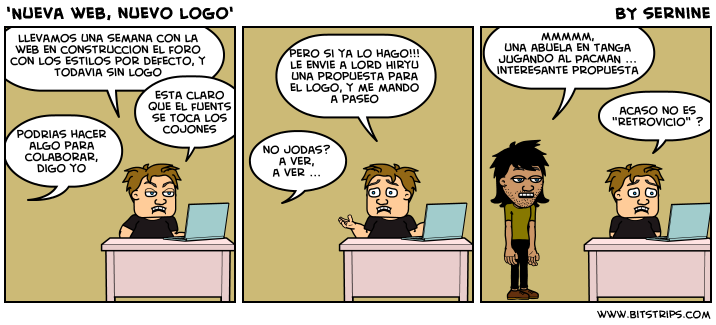 'Nueva web, nuevo logo'