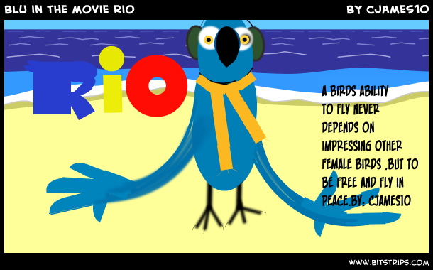 Blu in the movie rio