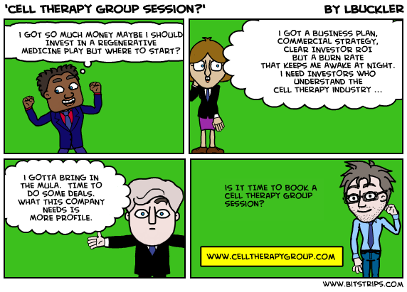 'cell therapy group session?'