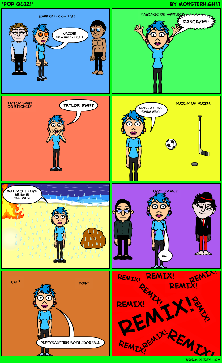 'POP QUIZ!'