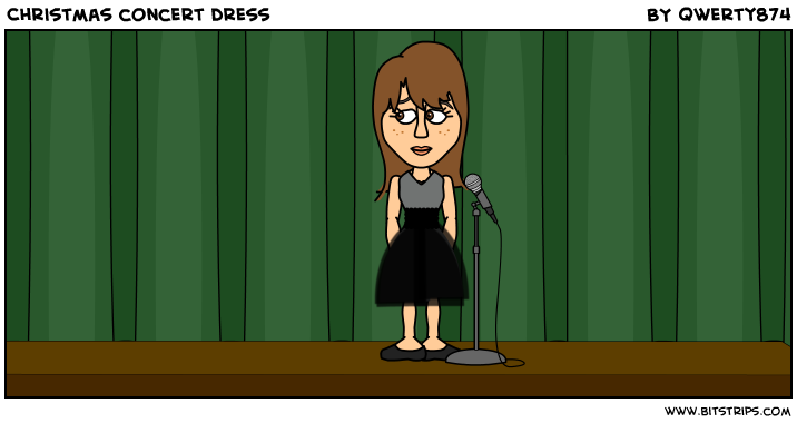 Christmas concert dress