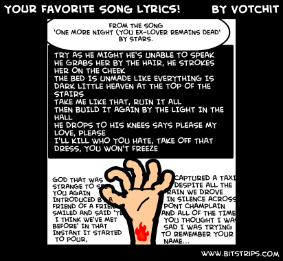 Your Favorite Song Lyrics!