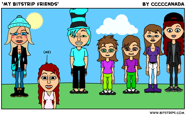 'My bitstrip friends'
