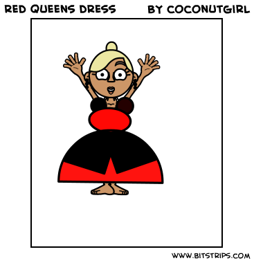 red queens dress