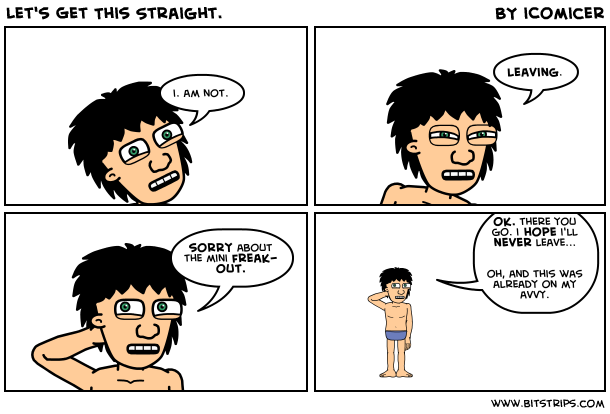 Let's Get This Straight.
