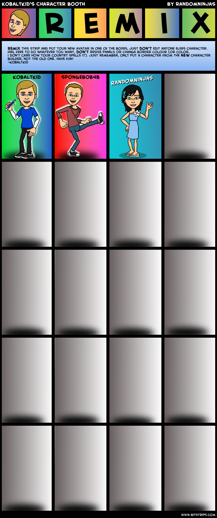 Kobaltkid's Character Booth