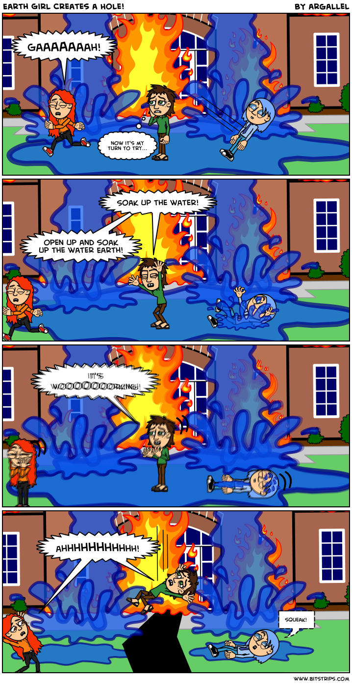 Earth Girl Creates a Hole!